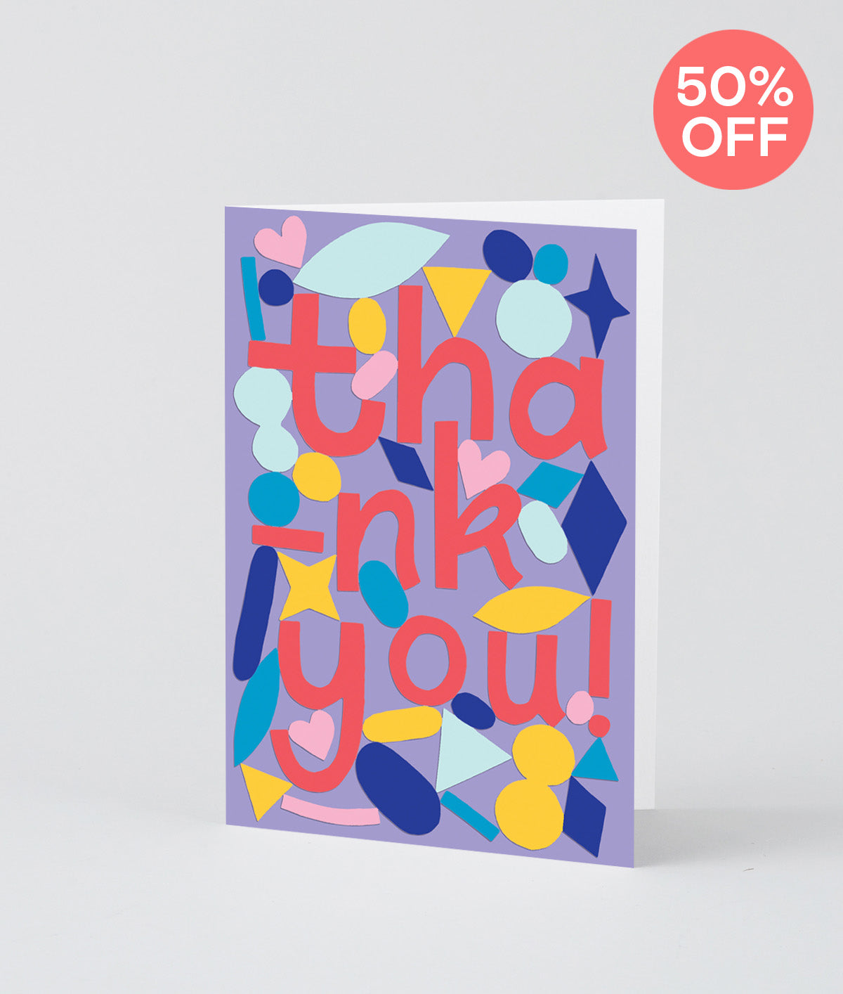 *SALE* Thank You Embossed Greetings Card