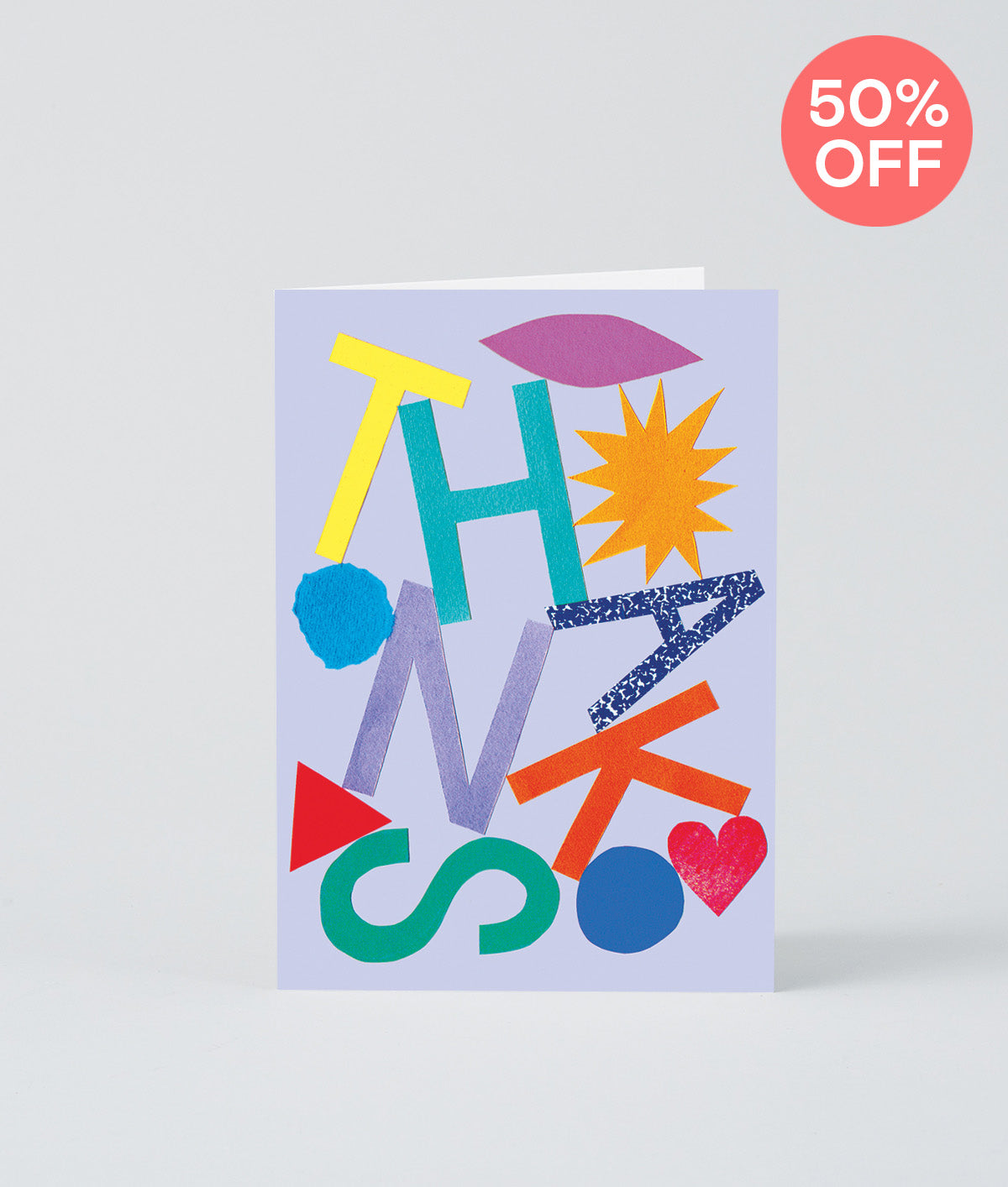 *SALE* Thanks Embossed Greetings Card