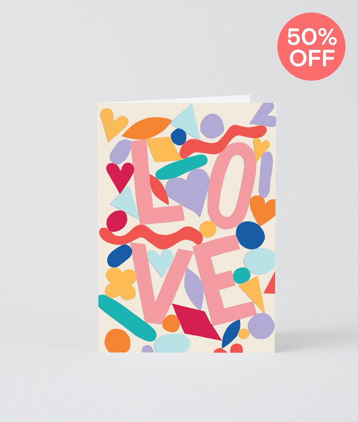 *SALE* Love Embossed Greetings Card