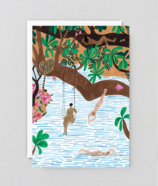 Jungle Beach Art Card