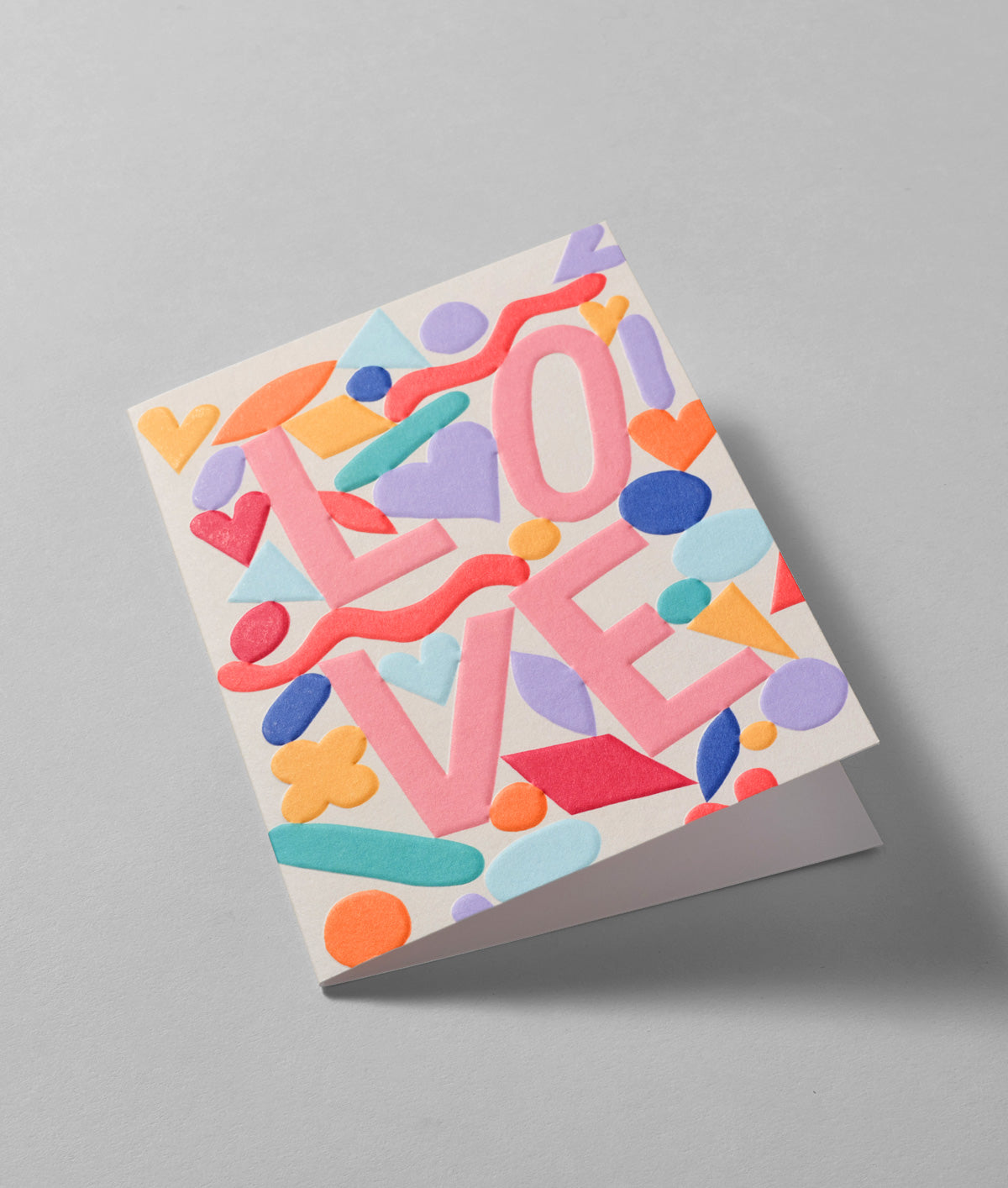 *SALE* Love Embossed Greetings Card