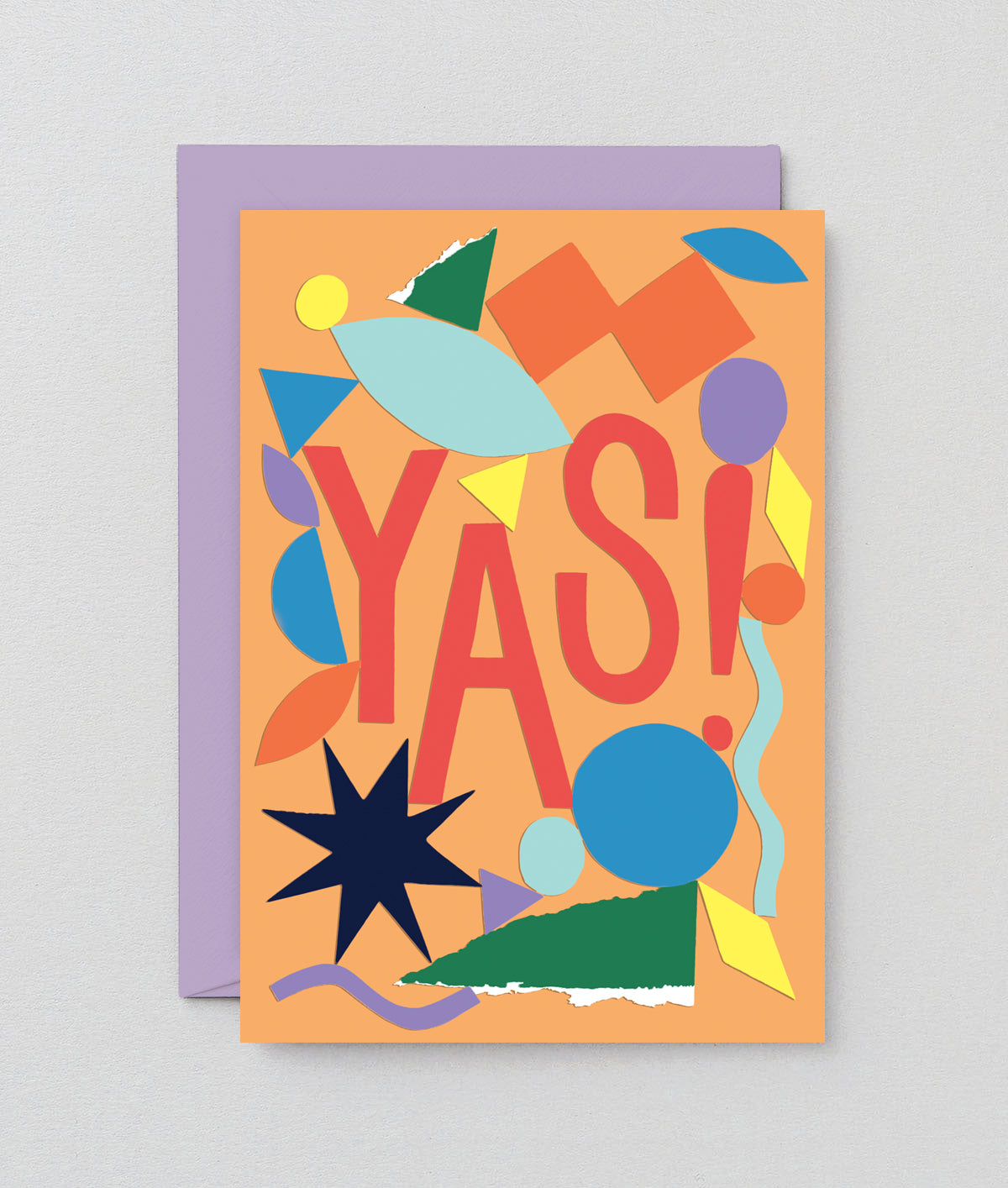 *SALE*  Yas Embossed Greetings Card