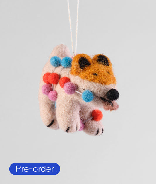 *PRE-ORDER* Willa, Dog with Baubles