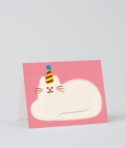 Birthday Cat Kids Greeting Card