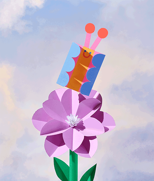 Butterfly Fold Out Card