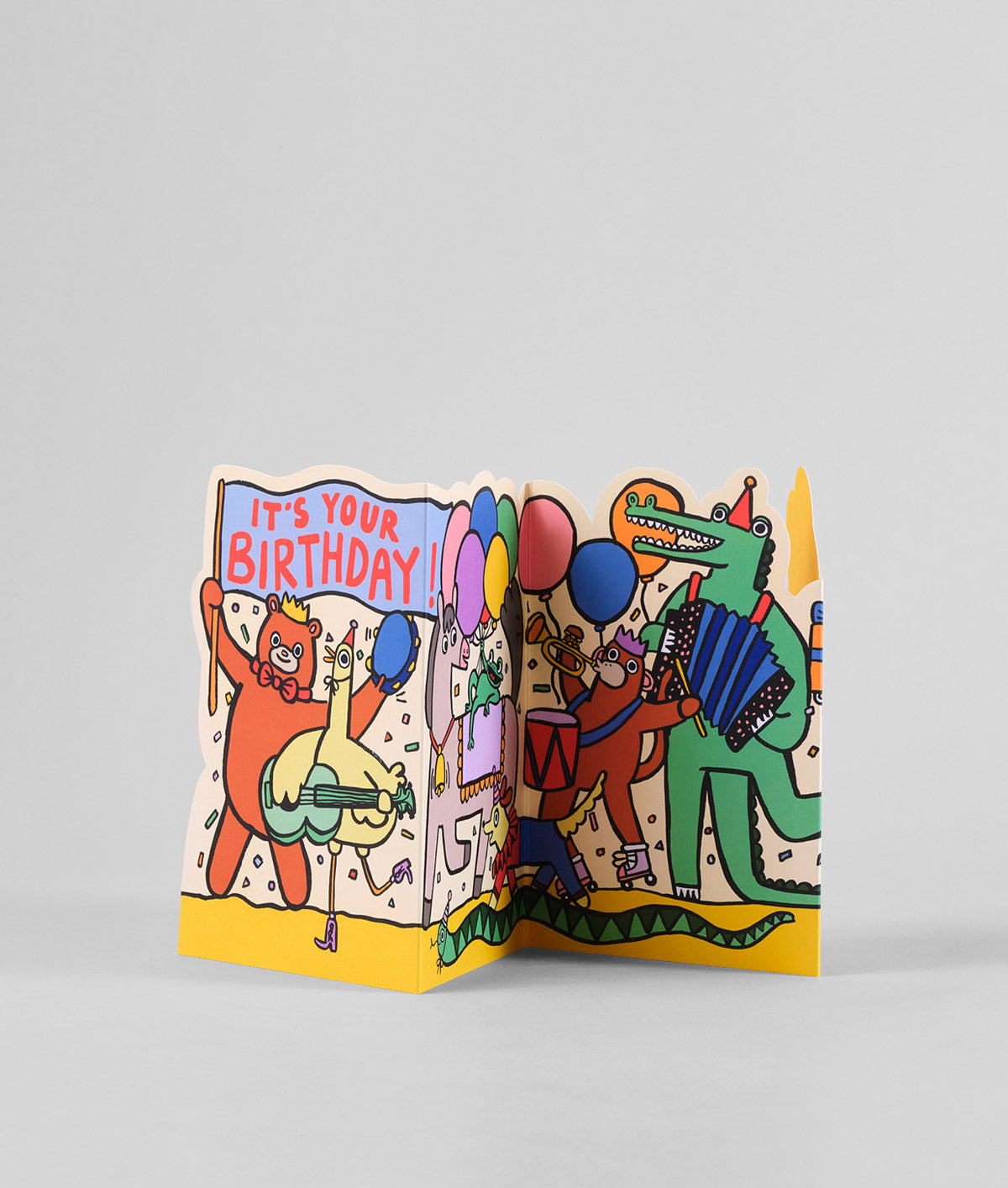 Party Parade Fold Out Card