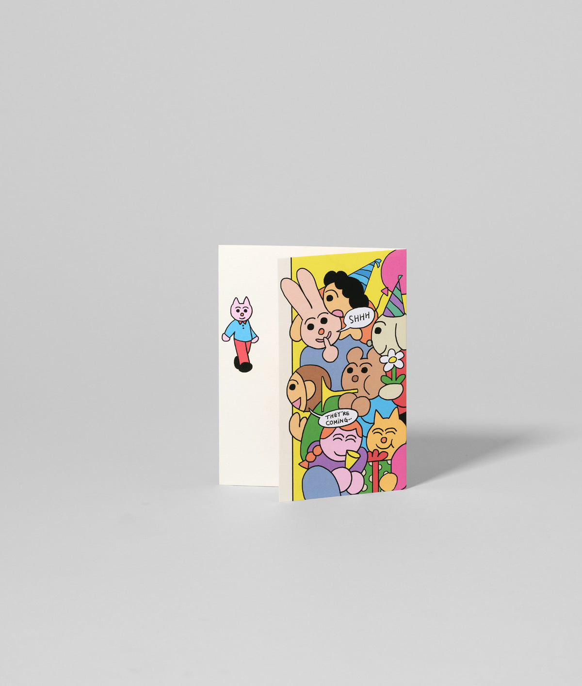 Shhh Surprise Birthday Fold Out Card