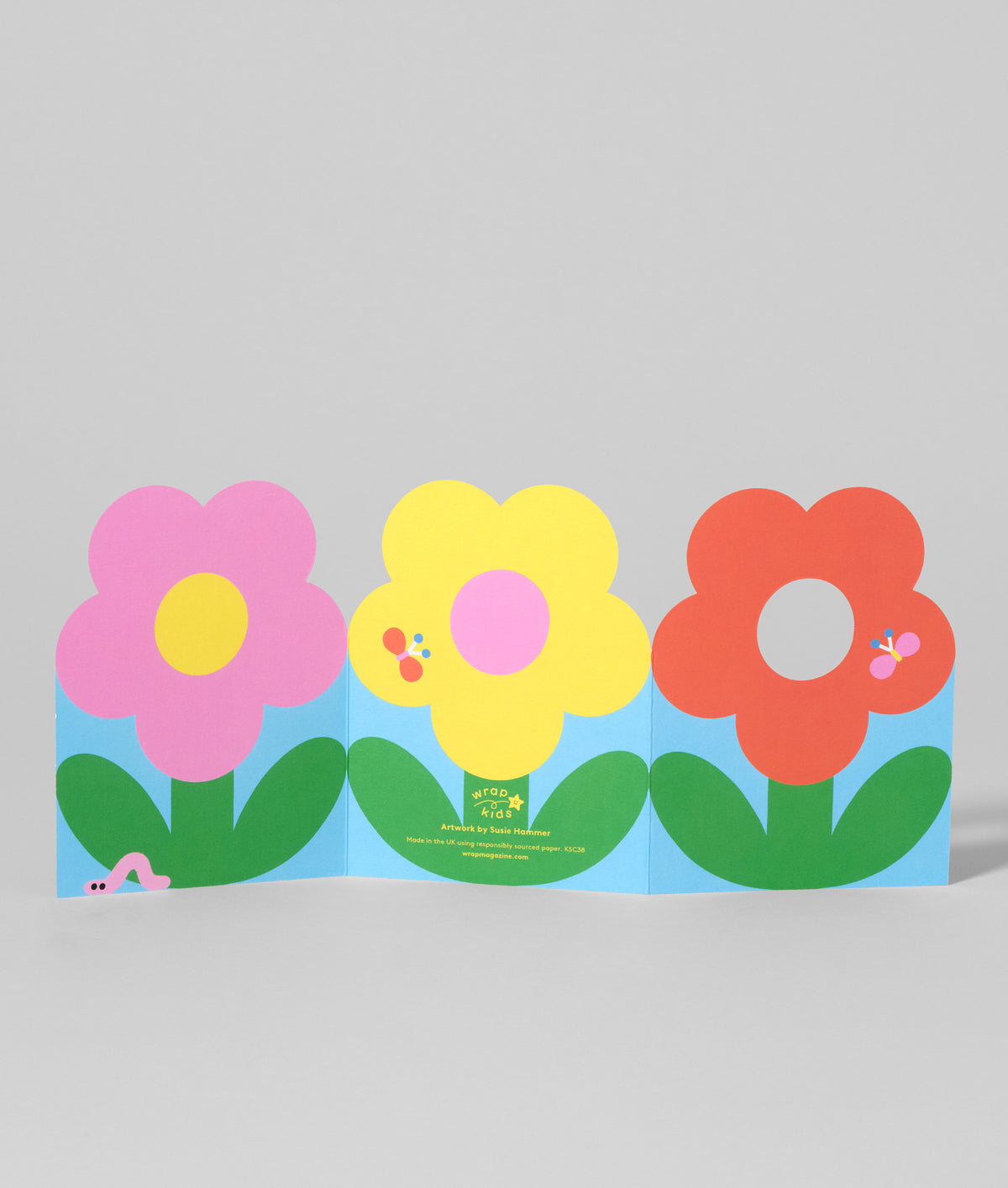Bug & Flower Fold Out Card