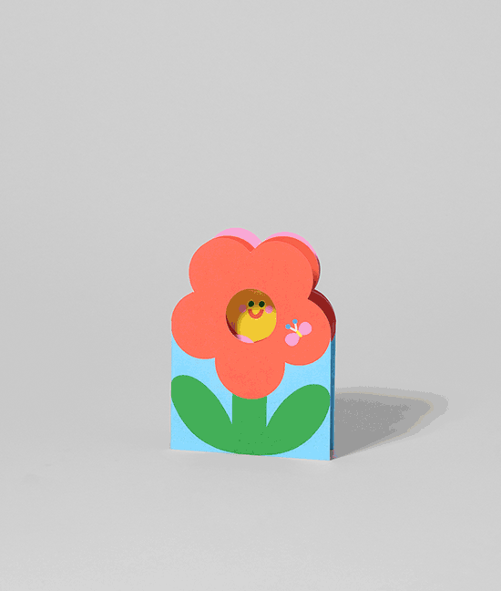 Bug & Flower Fold Out Card