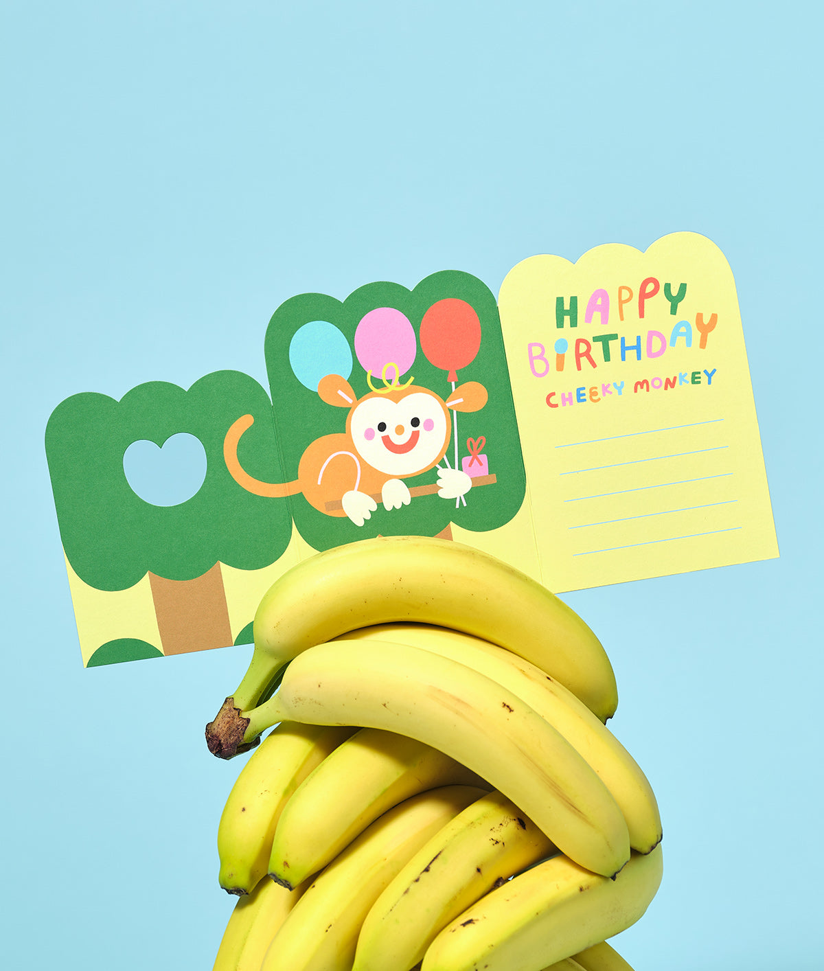 Monkey Surprise Fold Out Card