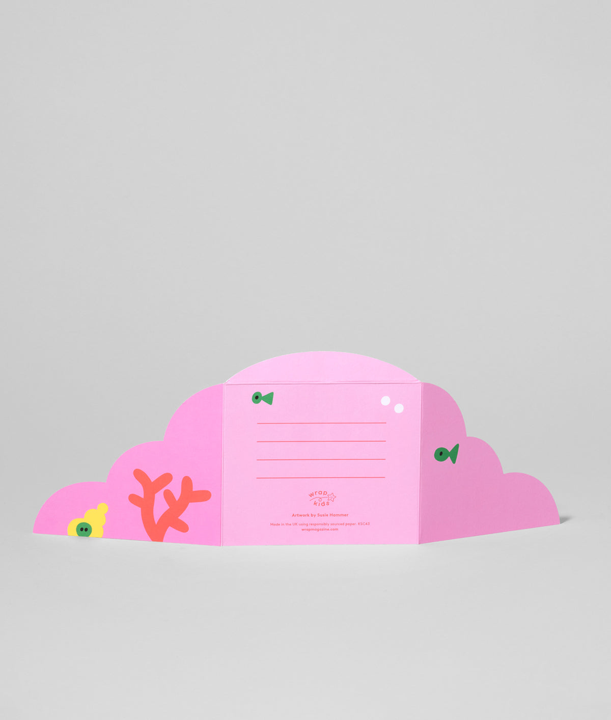 Hiding Crab Fold Out Card