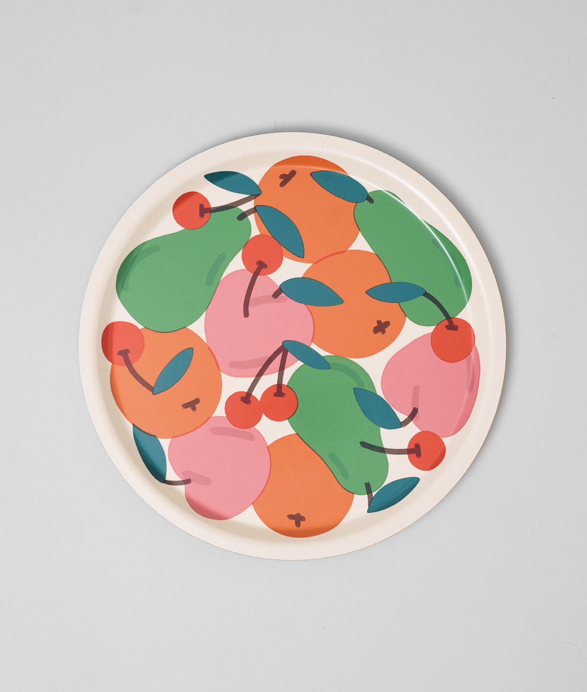 Fruit Bowl Mini Round Birch Serving Tray