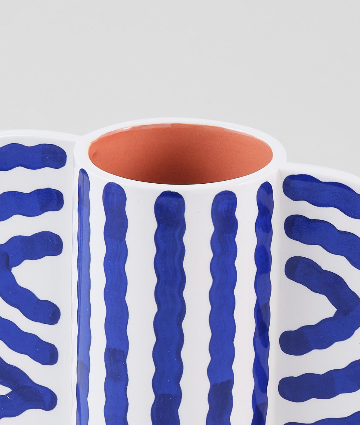 Large Butterfly Vase Blue