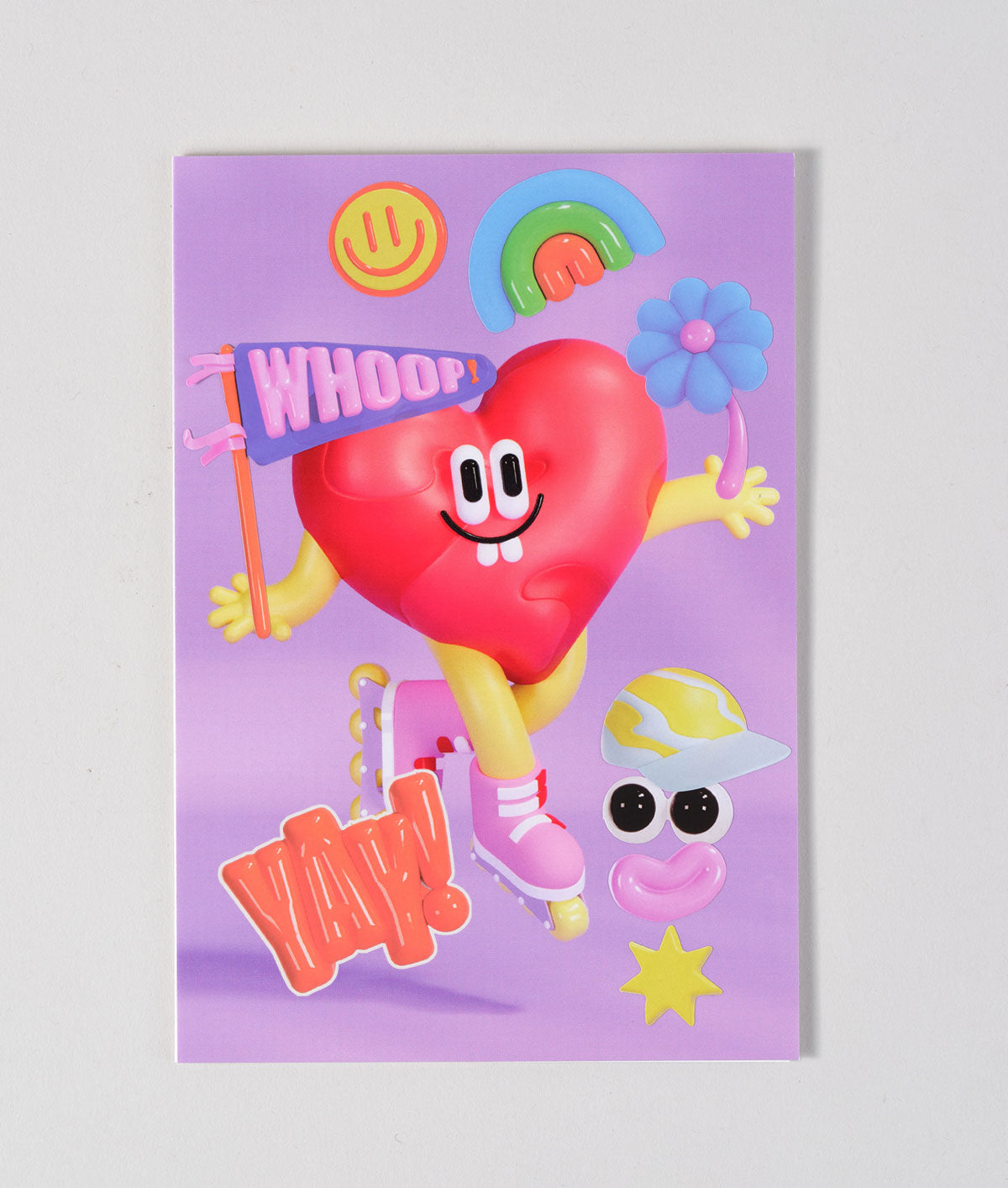 *SALE* Heart Kids Sticker Card