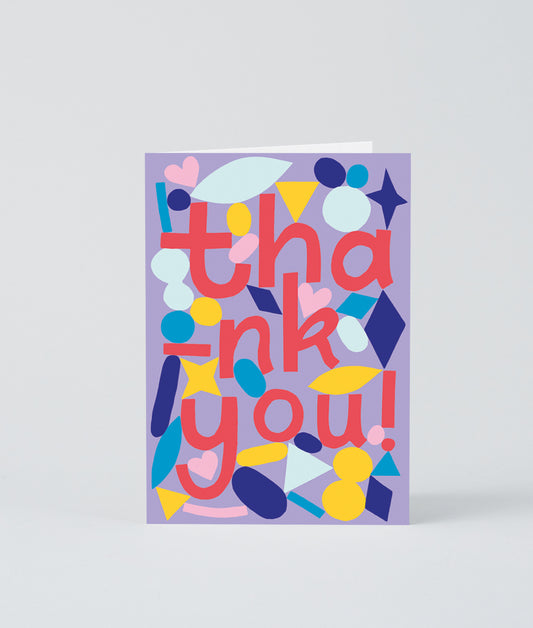 Thank You Embossed Greetings Card