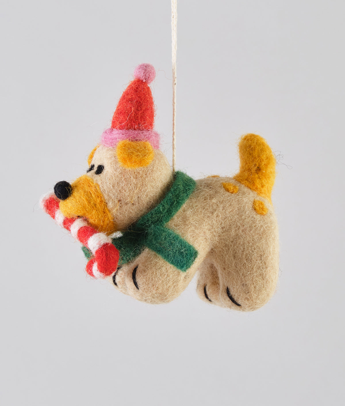 Martha, Dog with candy cane