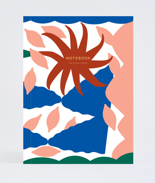 Abstract Composition Layflat Notebook