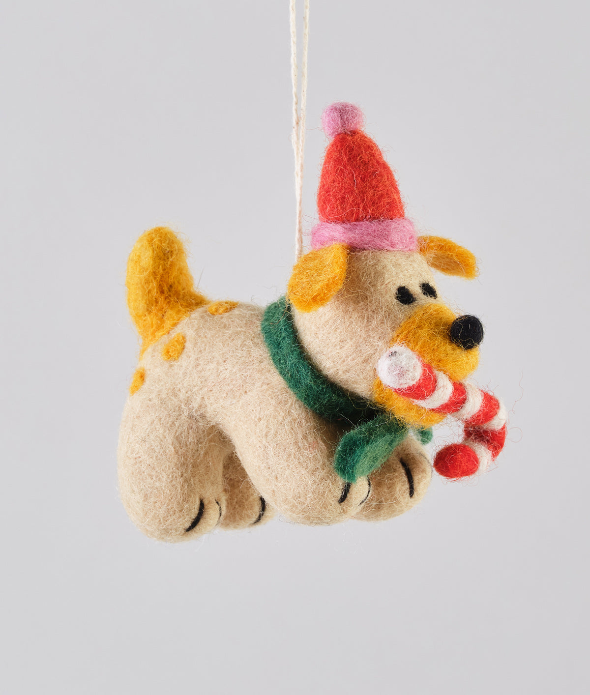 Martha, Dog with candy cane