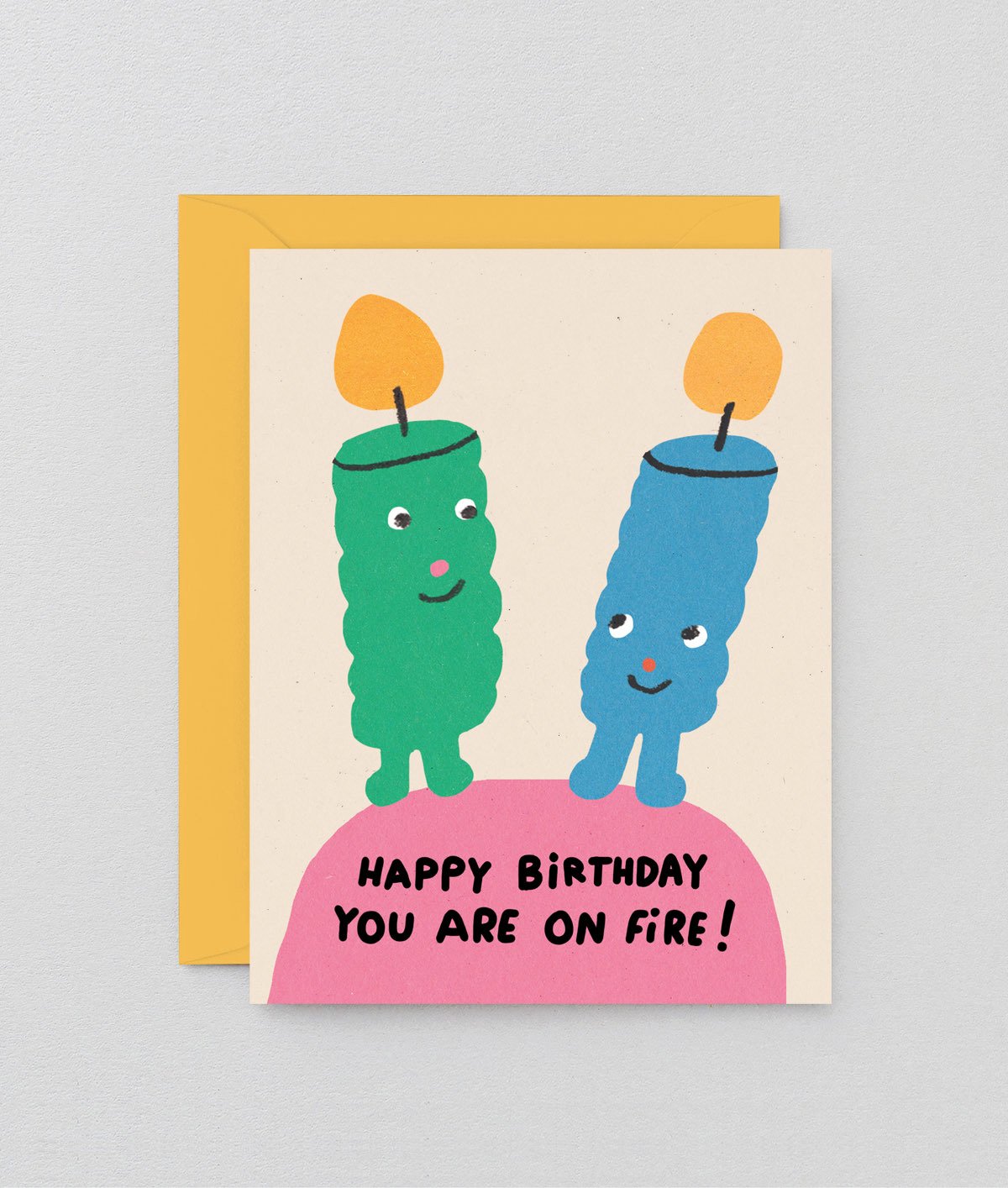 You Are On Fire! kids Greetings Card