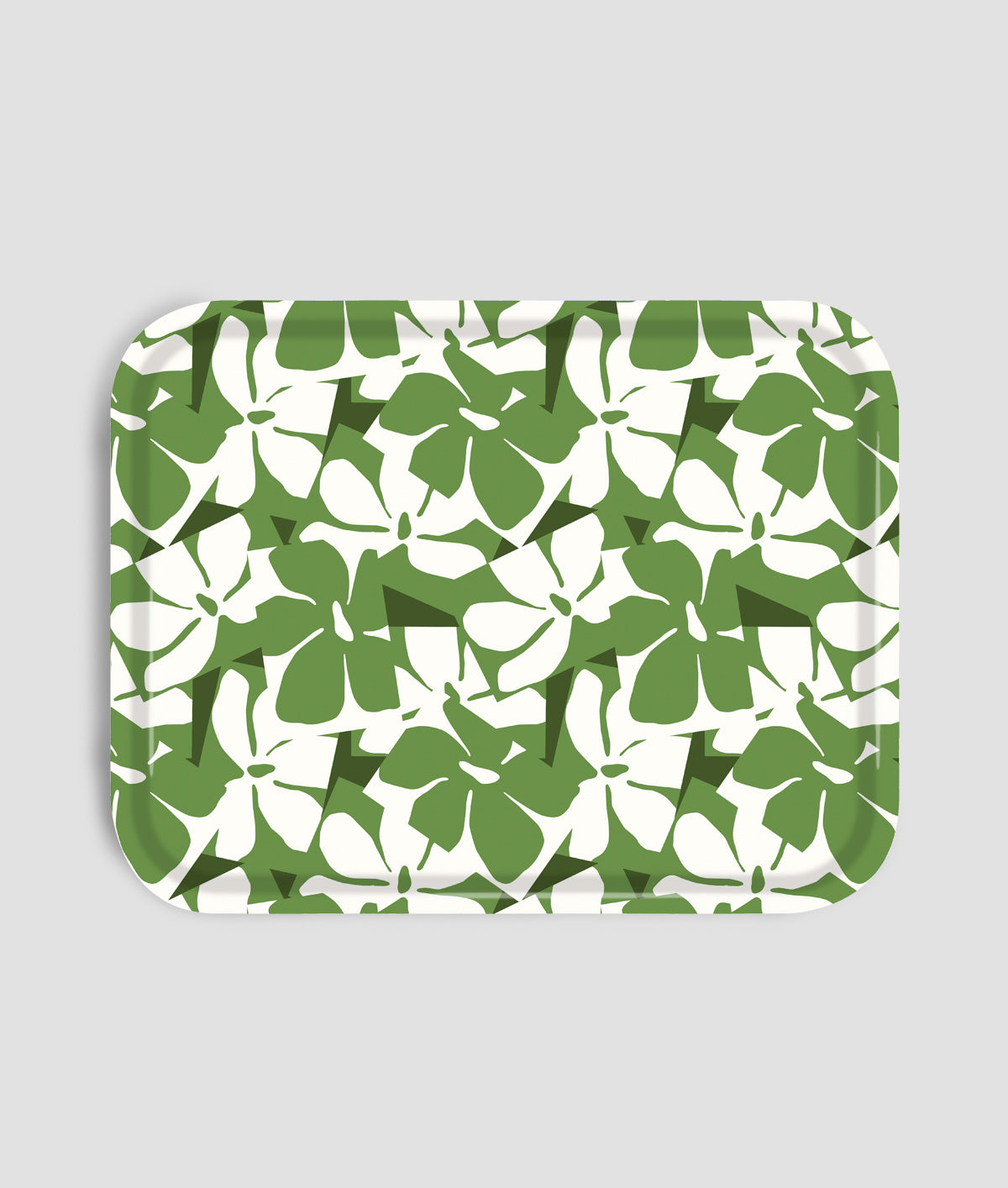 *COMING SOON* Green Flowers Rectangle  Birch Serving Tray