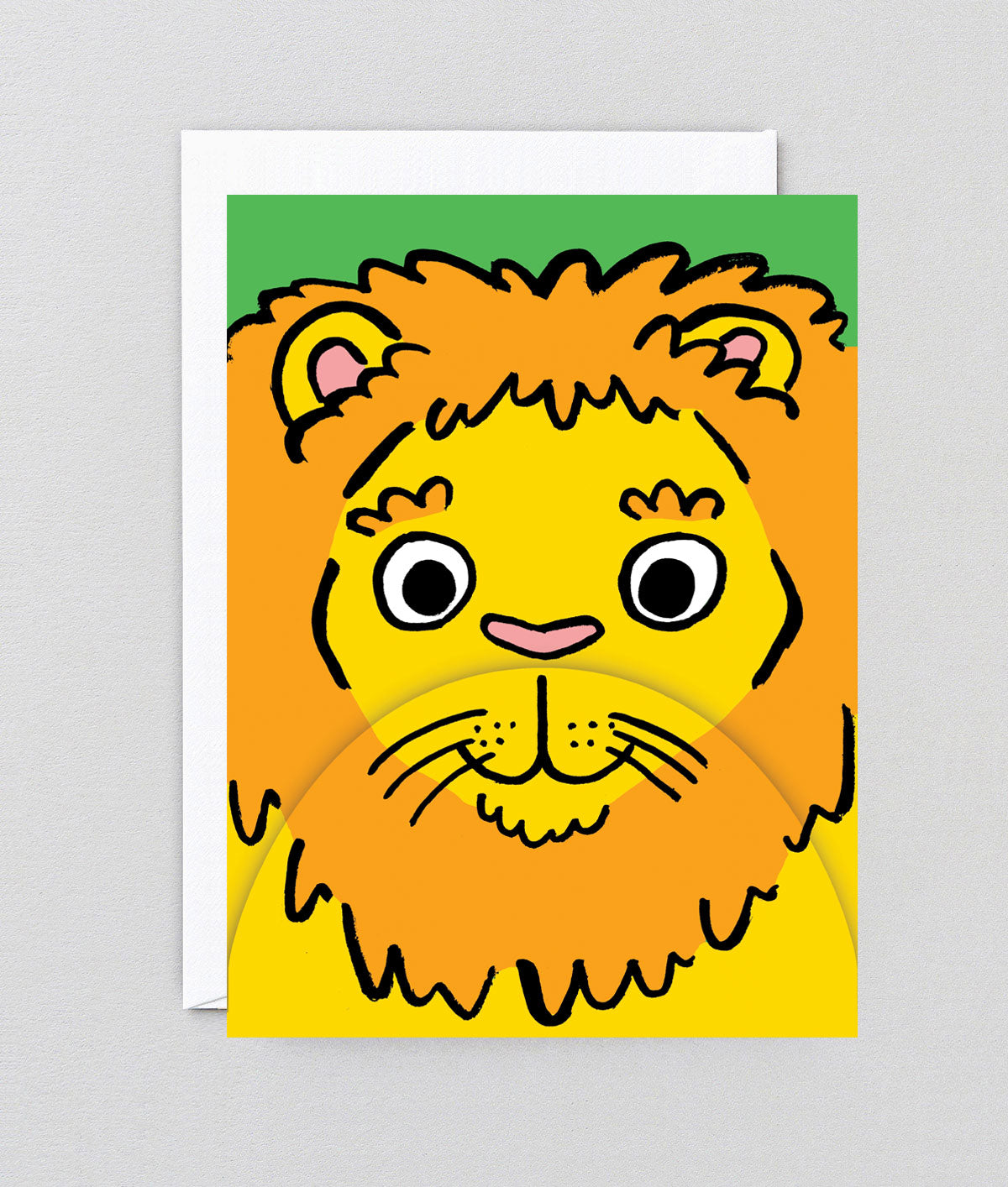 Lion Big Mouth Fold Out Card