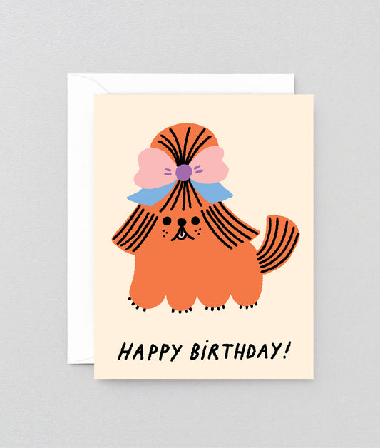 *COMING SOON* Happy Birthday Dog with Bow
