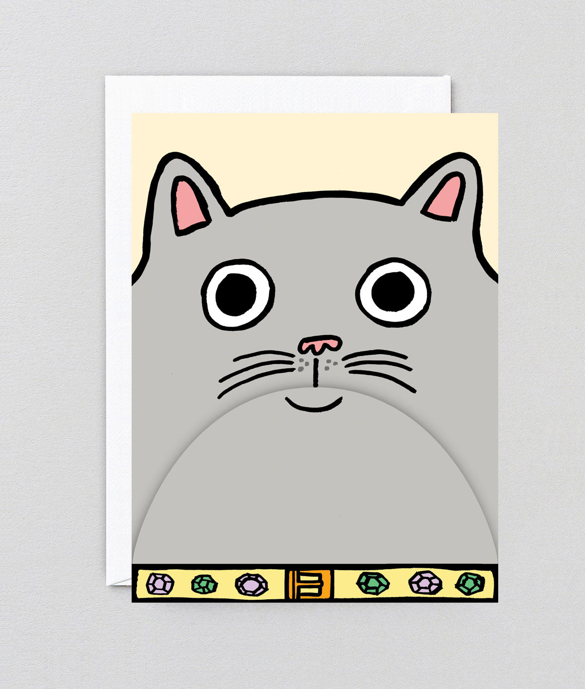 Cat Big Mouth Fold Out Card