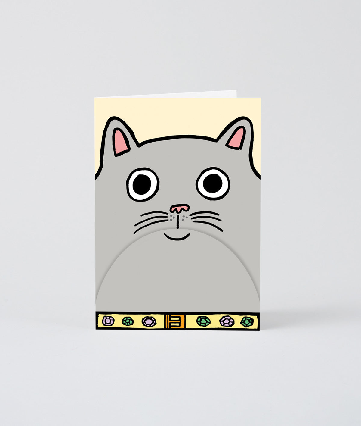 Cat Big Mouth Fold Out Card