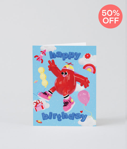 *SALE* Happy Birthday Celebration Kids Greetings Card