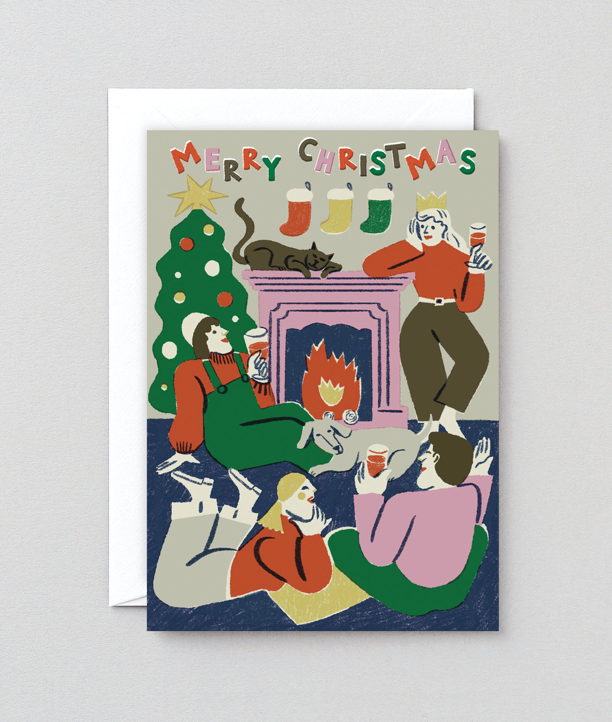 Merry Christmas Drinks and Friends