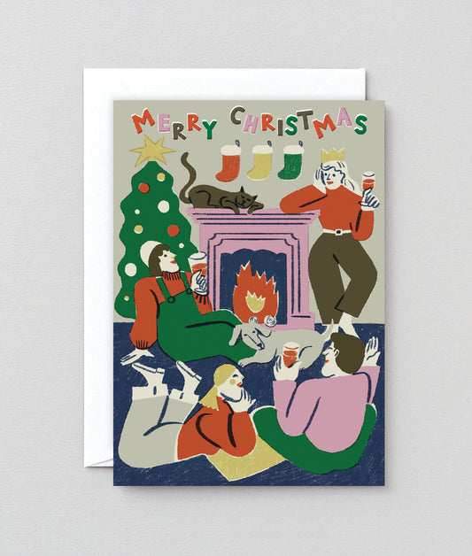 Merry Christmas Drinks and Friends