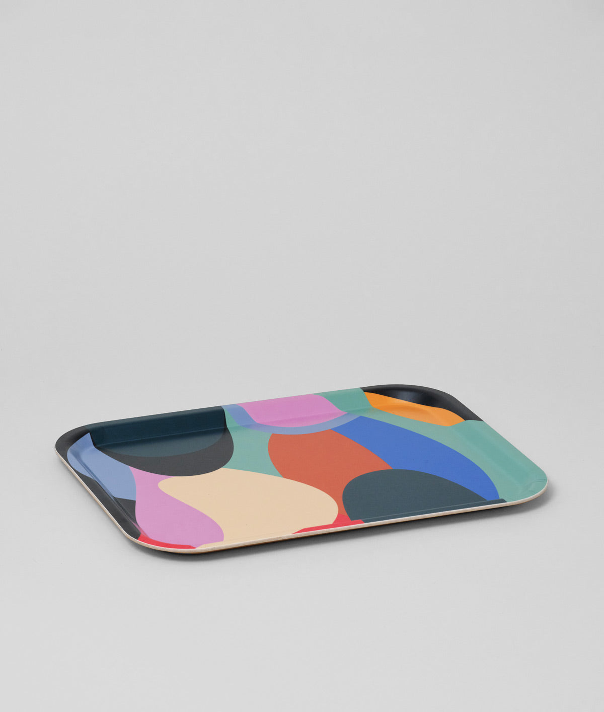 Abstract Rectangle Birch Serving Tray