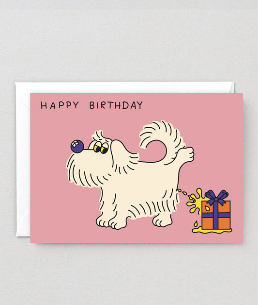 Happy Birthday Dog Pee