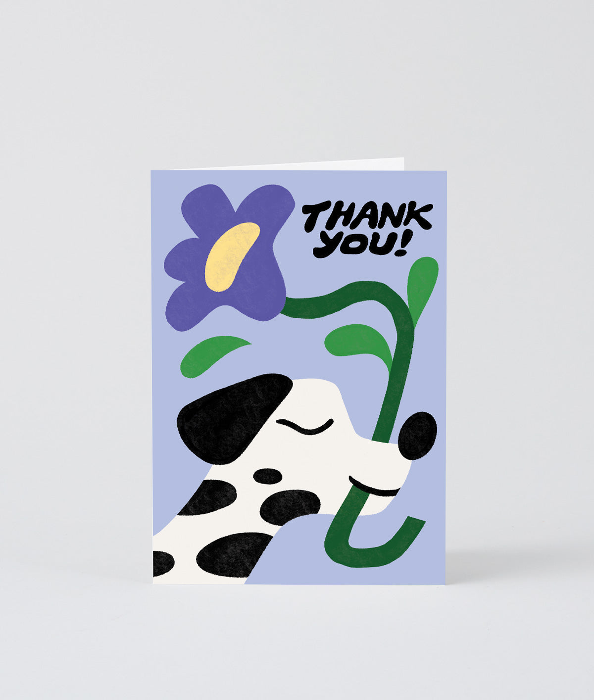 Thank You Dog Embossed Greeting Card