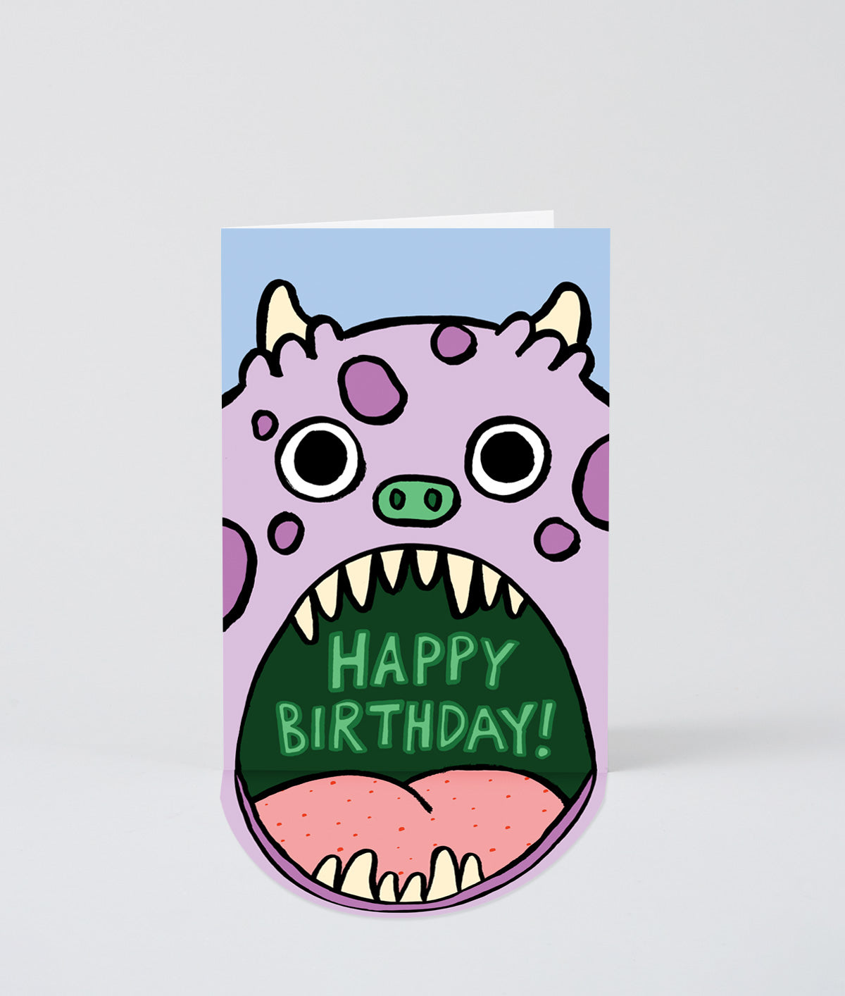 Monster Big Mouth Fold Out Card