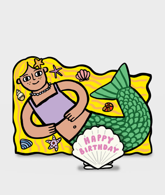 Mermaid With Mini Card