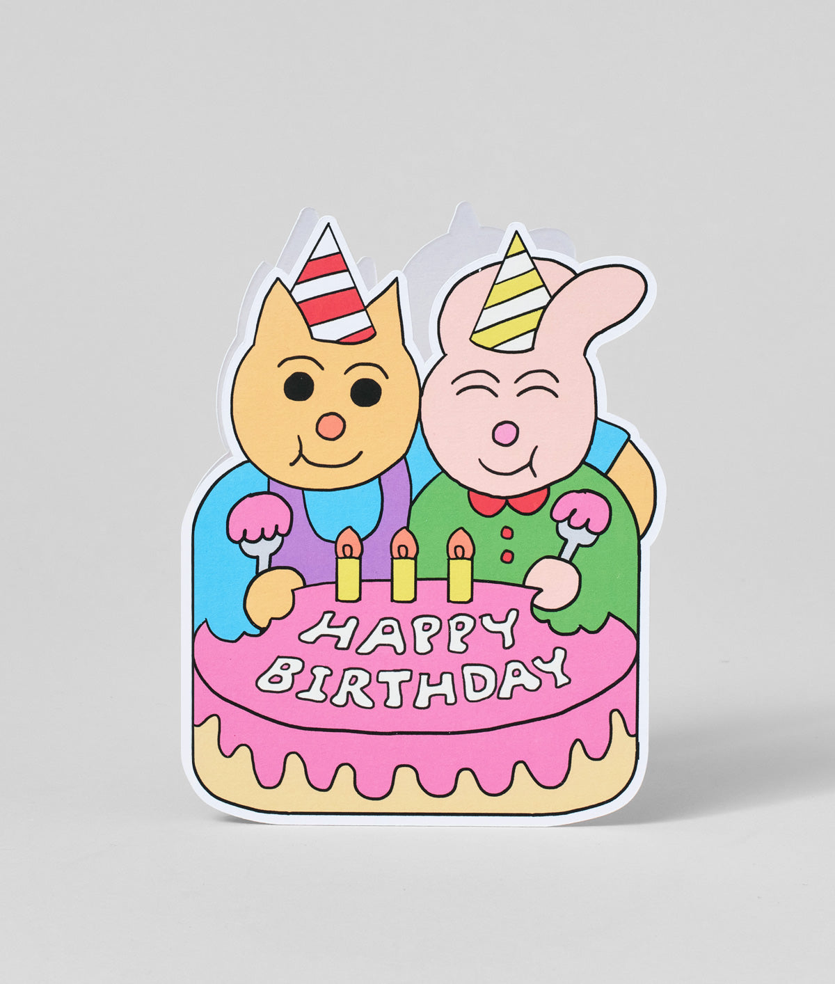 Happy Birthday Friends and Cake