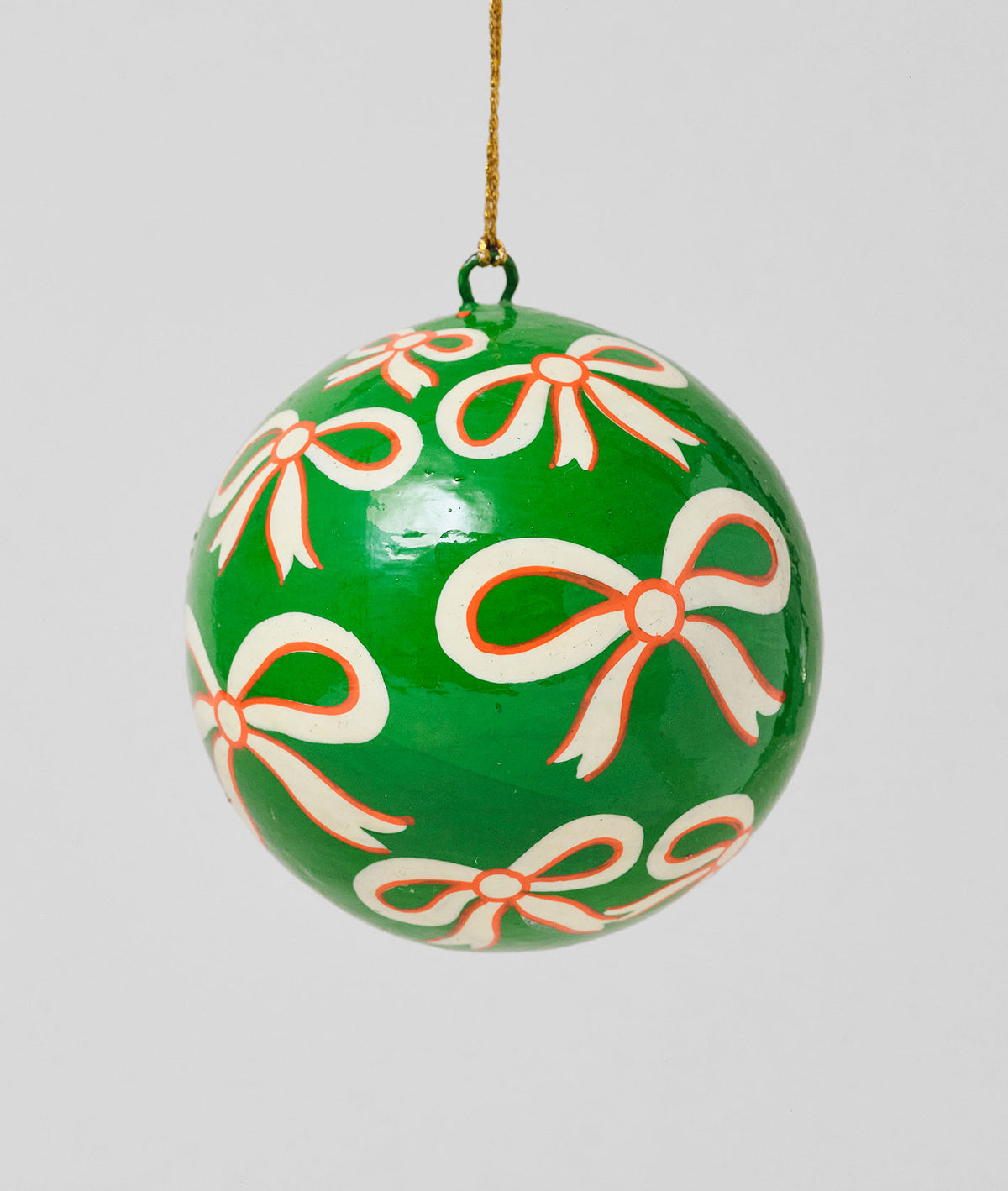 Green Bows Bauble