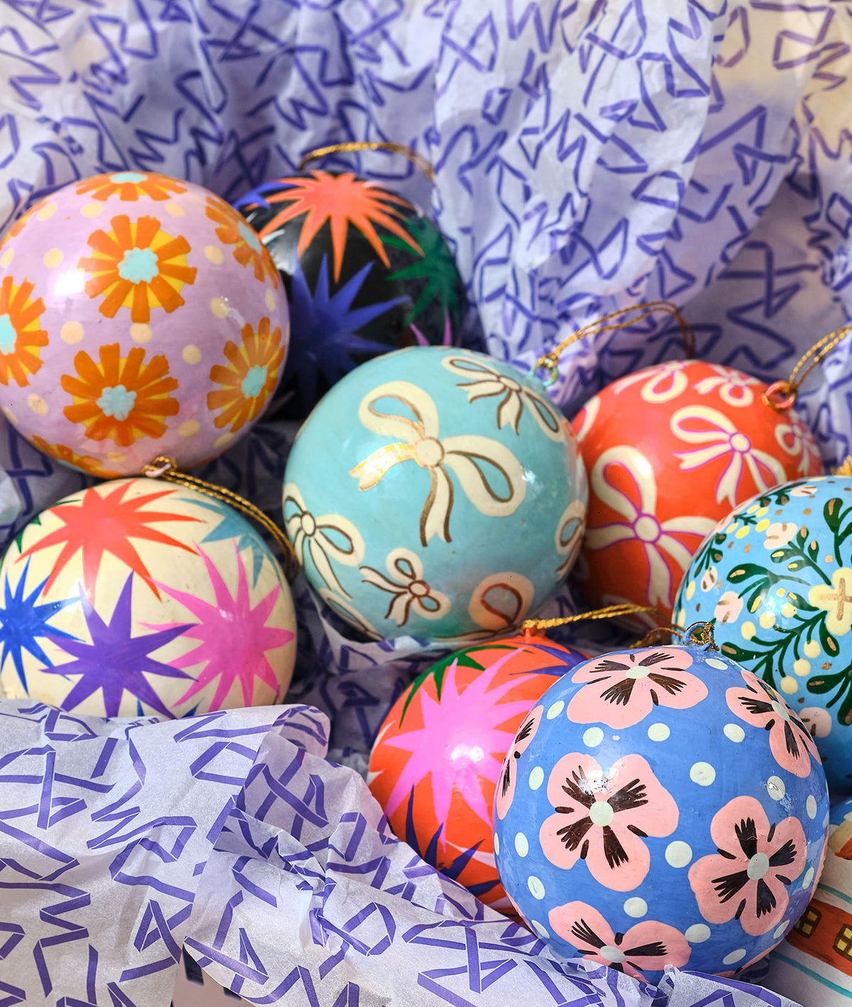 Blue Bows Bauble