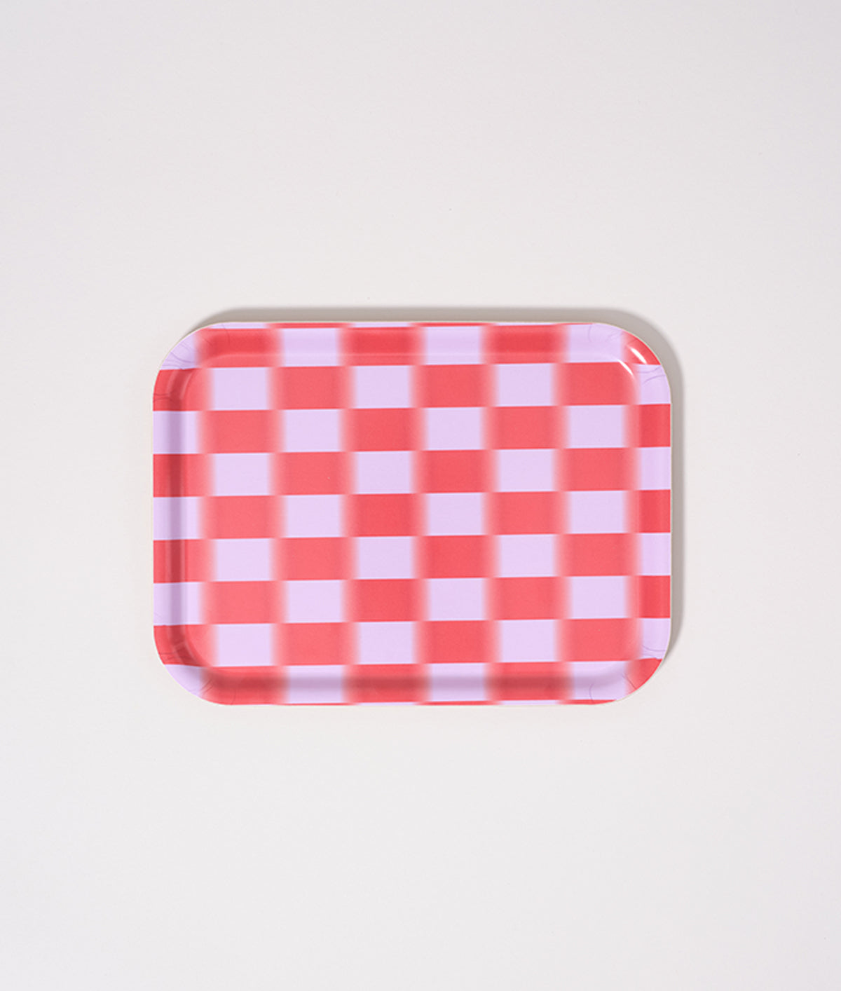 *COMING SOON* Red Blur Check Mini Birch Serving Tray