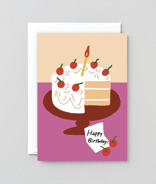 Happy Birthday Strawberry Cake