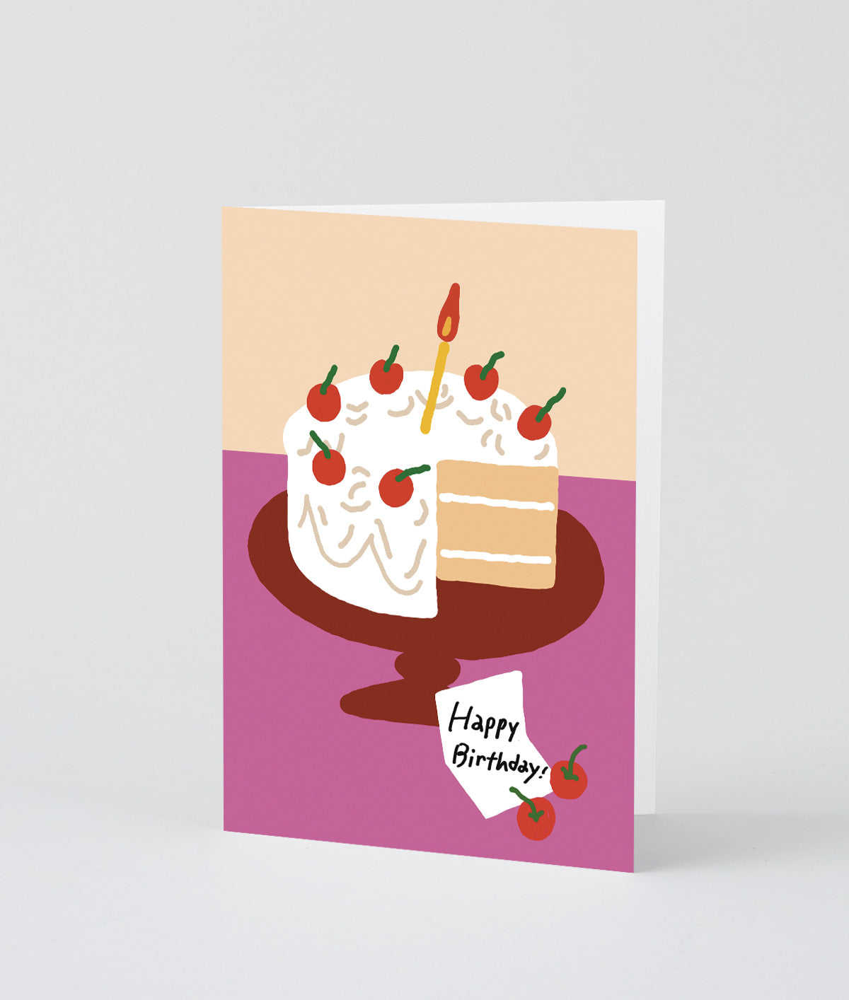 Happy Birthday Strawberry Cake
