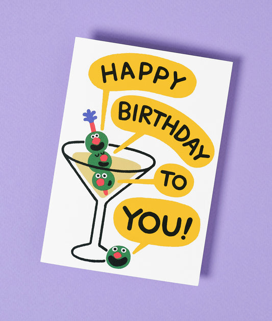 Happy Birthday Martini