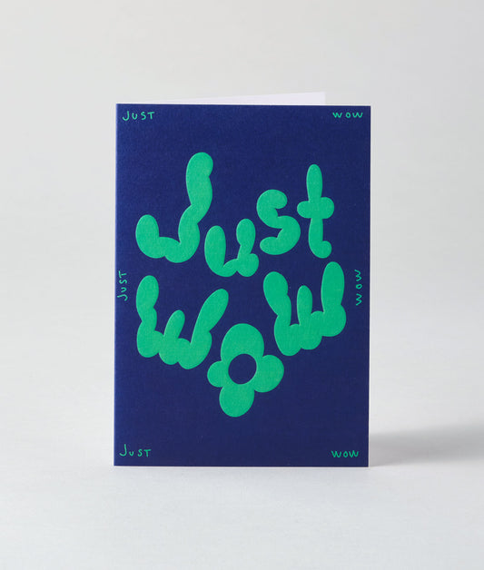 Just Wow Embossed Card