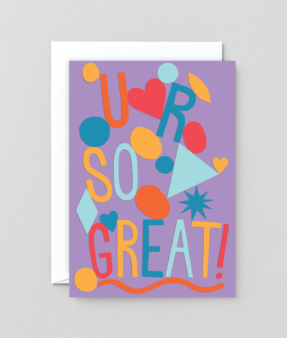 *SALE* Ur So Great Embossed Greetings Card