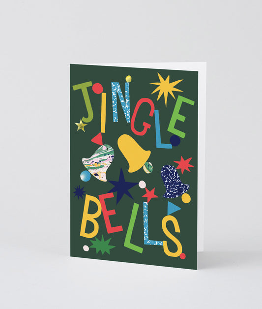 Jingle Bells Embossed Christmas Card