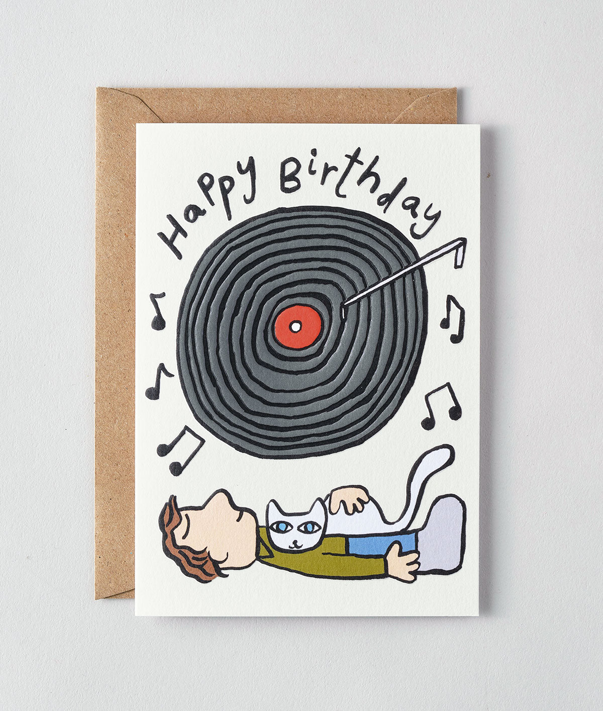 Happy Birthday Vinyl Embossed Greetings Card