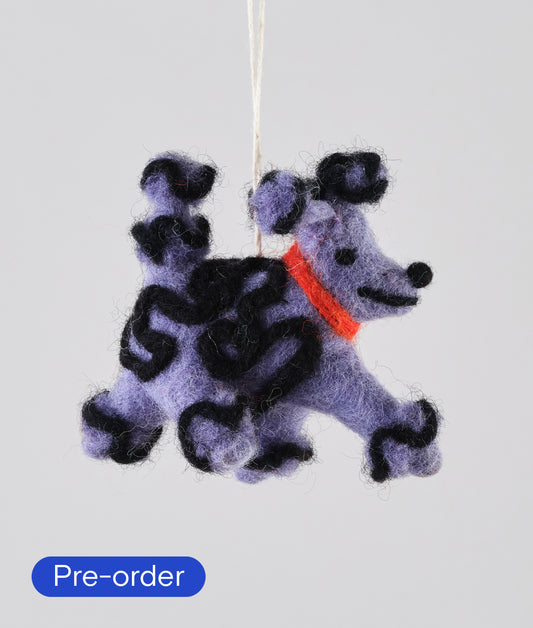 *PRE-ORDER* Fleur, the purple poodle