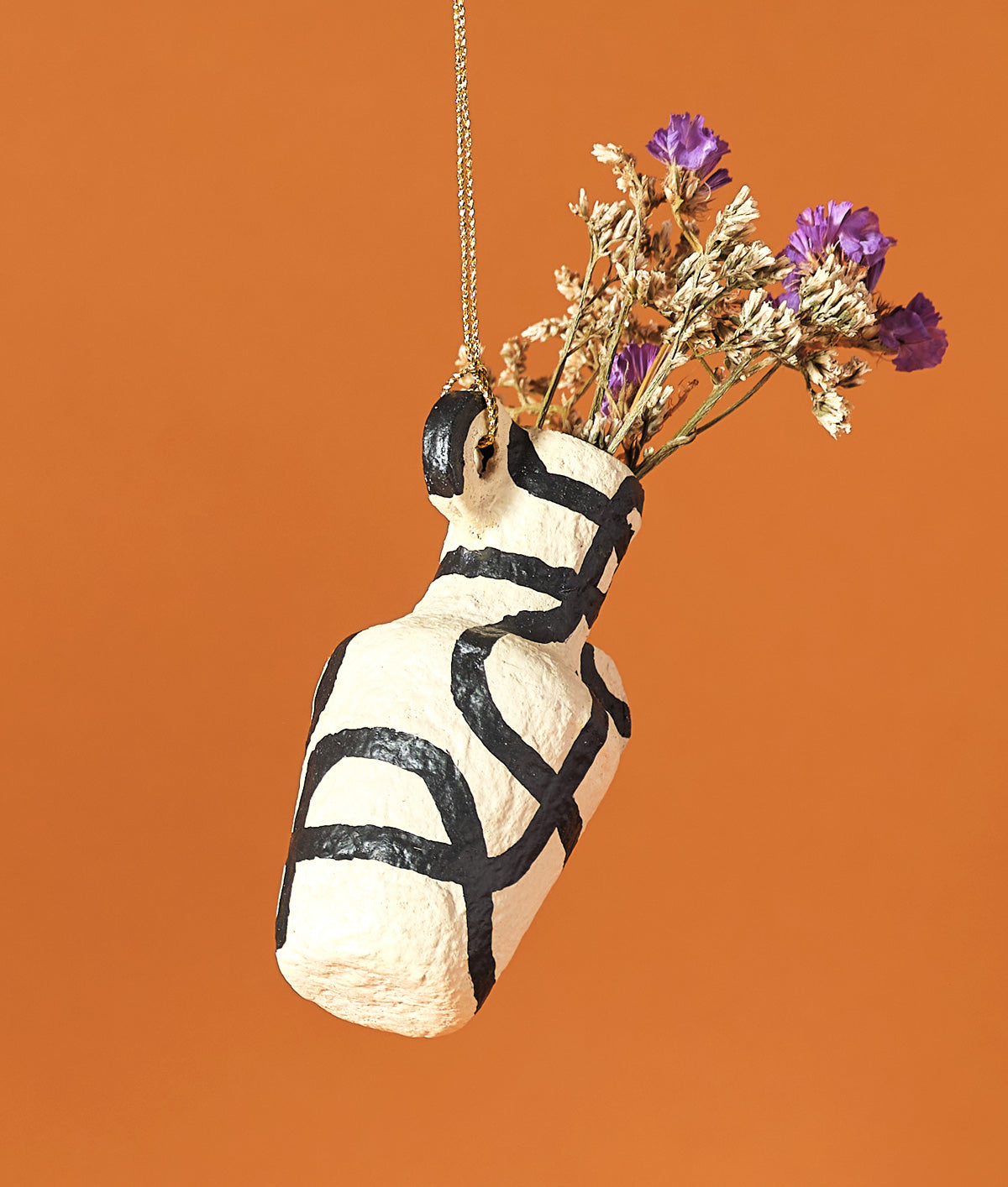 Kline Stroke Miniature Vase Ornament