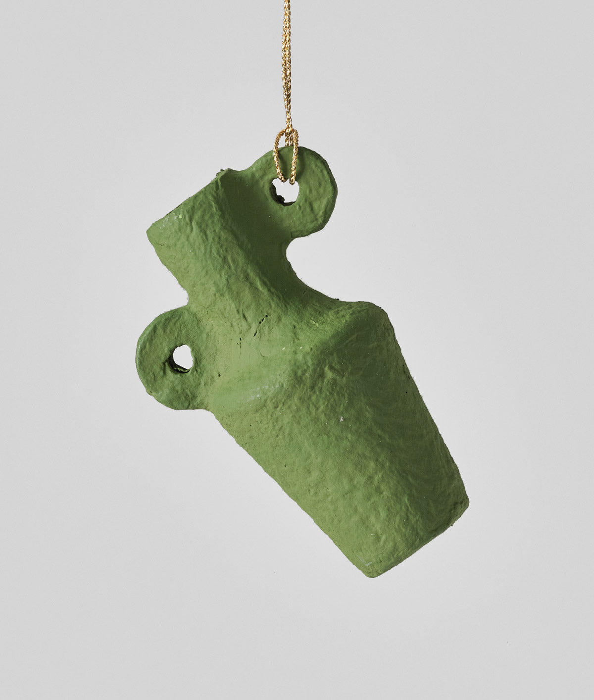 Kline Moss Green Miniature Vase Ornament